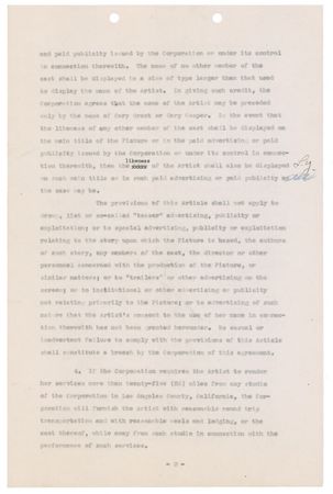 Lot #1127 Loretta Young Signed Document - Image 3