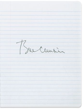 Lot #51 Bill Clinton Signature - Image 1