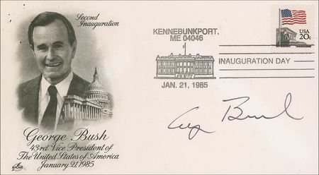 Lot #16 George Bush First Day Cover
