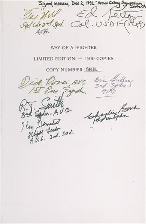 Lot #371 Claire Chennault Censor Signature - Image 1