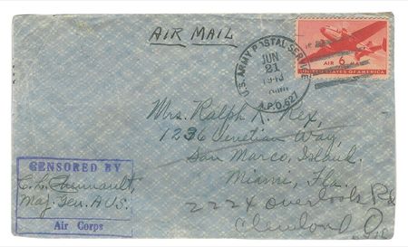 Lot #371 Claire Chennault Censor Signature - Image 2