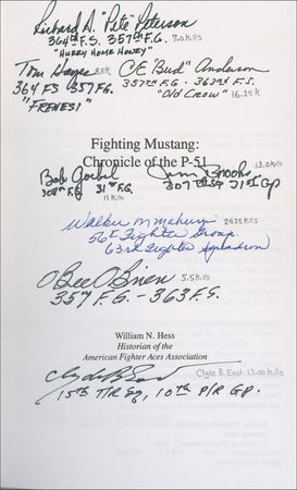 Lot #411 P-51 Pilots Book - Image 1