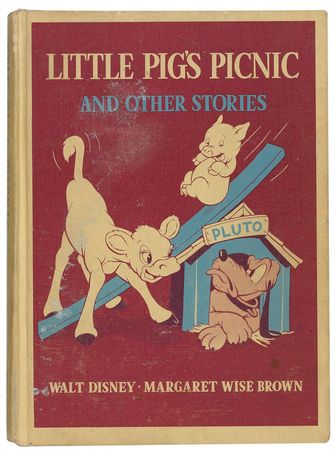 Lot #679 Walt Disney: Disney signs his 1939 tale of Little Pig's Picnic - Image 2