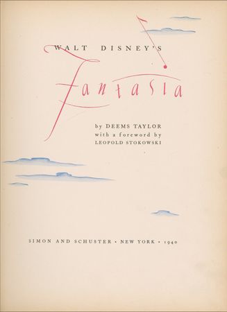 Lot #680 Walt Disney: A fabulous signed hardcover presentation of Fantasia - Image 2