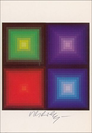 Lot #657 Victor Vasarely Signed Photographs - Image 1