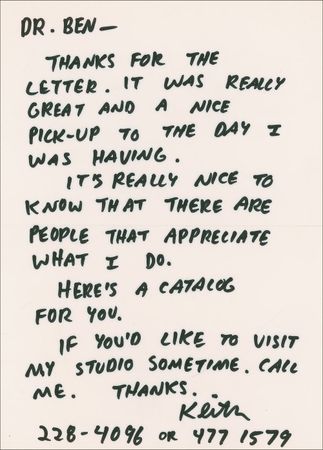 Lot #585 Keith Haring: 