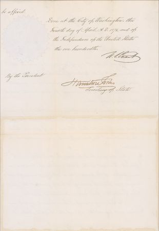 Lot #86 U. S. Grant: Grant pardons a violent criminal during the nation's centennial - Image 2