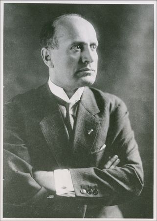 Lot #310 Benito Mussolini: 