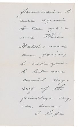 Lot #592 O. Henry: O. Henry tries to arrange another date with Henry Wadsworth Longfellowâ??s niece, hoping that 