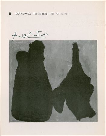 Lot #620 Robert Motherwell Program - Image 1