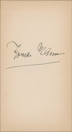Lot #610 Thomas Mann Book - Image 1