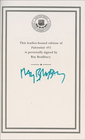 Lot #538 Ray Bradbury Book - Image 1