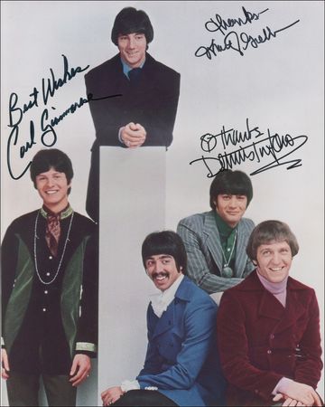 Lot #782 The Buckinghams Handwritten Lyrics and Signed Photograph - Image 1