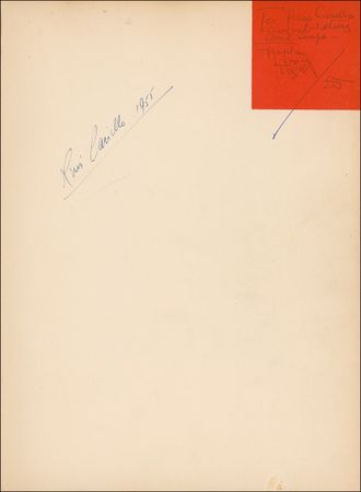 Lot #668 Frank Lloyd Wright: Wright signs his 1955 volume, An American Architecture - Image 1