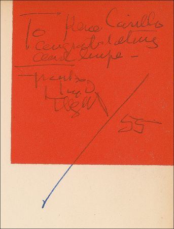 Lot #668 Frank Lloyd Wright: Wright signs his 1955 volume, An American Architecture - Image 3