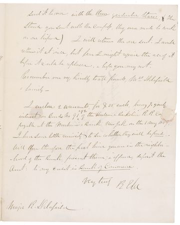 Lot #395 Robert E. Lee: Lee vents his frustrations in the construction of Fort Carroll - Image 3