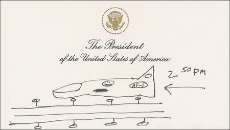 Lot #18 George Bush Sketch