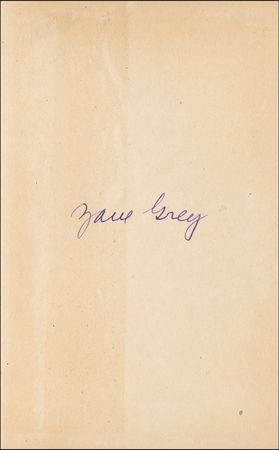 Lot #583 Zane Grey Book - Image 1