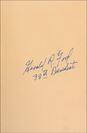 Lot #77 Gerald Ford Book - Image 1