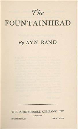 Lot #628 Ayn Rand: Rand channels Howard Roark, wishing an admirer 