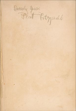 Lot #577 F. Scott Fitzgerald - Image 1