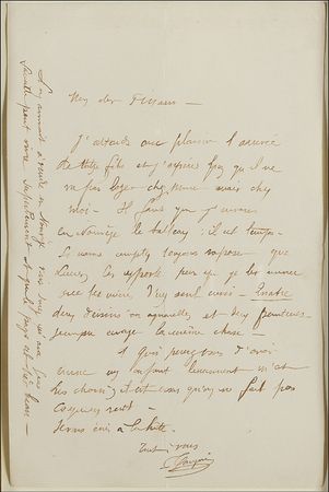 Lot #582 Paul Gauguin: Gauguin cordially extends an offer to his mentor, Camille Pissarro - Image 2