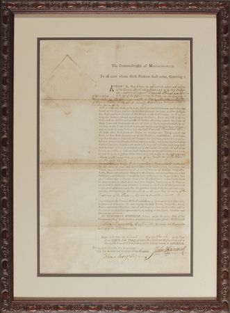Lot #270 John Hancock: War-dated 1781 appointment as Hancock names a Massachusetts Justice of the Peace - Image 1