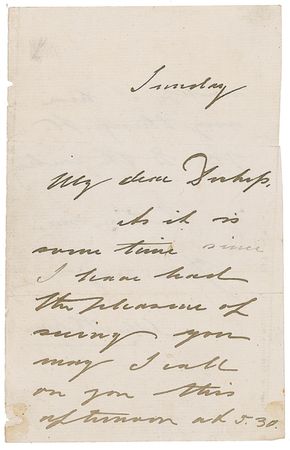 Lot #294 King Edward VII Handwritten Letter Signed - Image 1