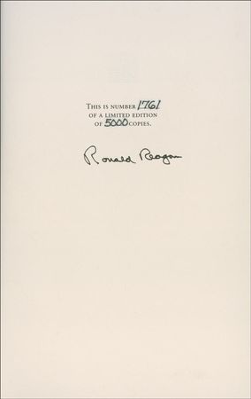 Lot #154 Ronald Reagan: Limited edition copy of Reagan's 'Speaking My Mind' - Image 1