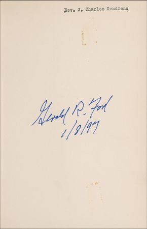 Lot #79 Gerald Ford Book - Image 1