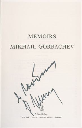 Lot #263 Mikhail Gorbachev Book - Image 1