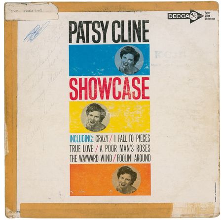Lot #789 Patsy Cline: Cline signs an album for a North Dakota 