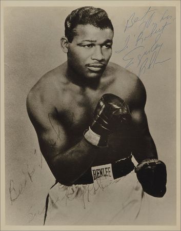 Lot #1265 Sugar Ray Robinson Signed Photograph - Image 1