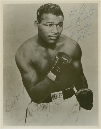 Lot #1265 Sugar Ray Robinson Signed Photograph - Image 2