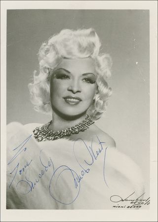 Lot #1120 Mae West Photograph and Signature - Image 1