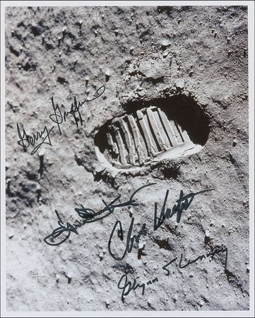 Lot #514 NASA Flight Controllers Signed Photographs - Image 1