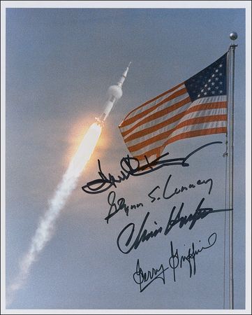 Lot #514 NASA Flight Controllers Signed Photographs - Image 2
