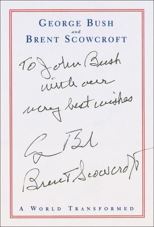 Lot #33 George W. and George Bush Bookplates