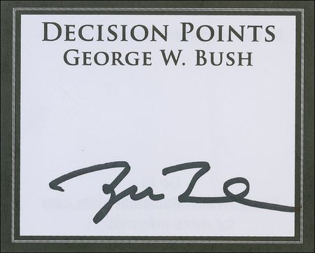 Lot #33 George W. and George Bush Bookplates - Image 2