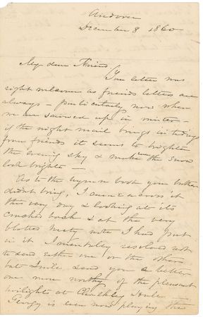 Lot #637 Harriet Beecher Stowe: Stowe defines the mood of the country shortly before South Carolina's secession: 