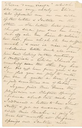 Lot #637 Harriet Beecher Stowe: Stowe defines the mood of the country shortly before South Carolina's secession: 