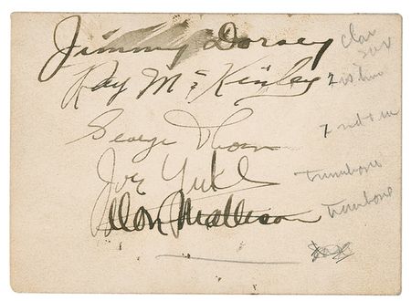 Lot #791 Tommy and Jimmy Dorsey - Image 1