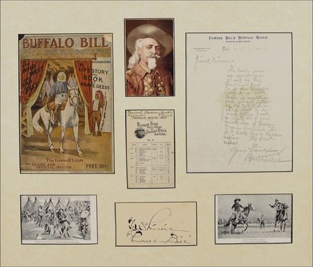 Lot #206 W. F. ?Buffalo Bill? Cody and Gordon W. ?Pawnee Bill? Lillie - Image 1