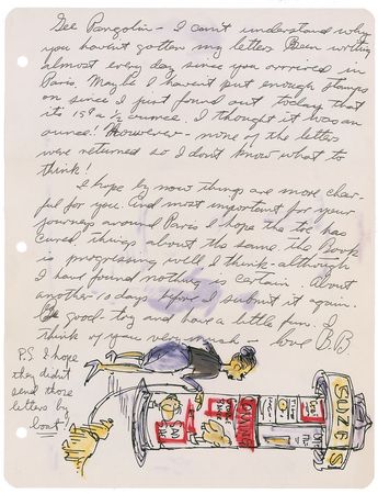 Lot #656 George Baker Handwritten Letter Signed - Image 1