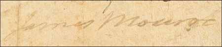 Lot #105 James Monroe Signed Document - Image 2
