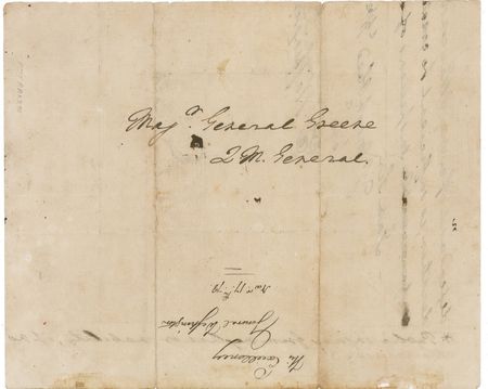 Lot #173 George Washington: Taking a defensive position against the British in New York City, Washington questions the conduct of those who supply his troops - Image 4