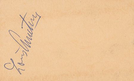 Lot #729 Louis Armstrong Signature - Image 1