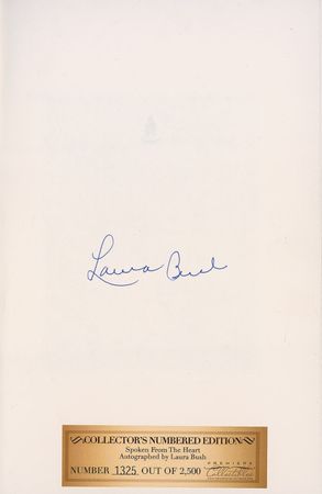 Lot #30 Laura Bush - Image 1