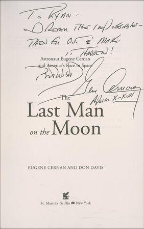 Lot #458 Gene Cernan Book - Image 1