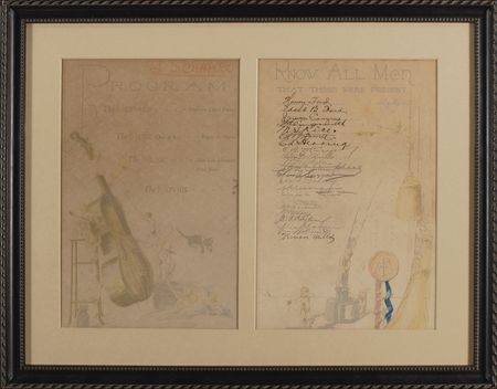 Lot #238 Henry Ford: Henry and Edsel Ford join prominent Detroit citizens for a night out - Image 1